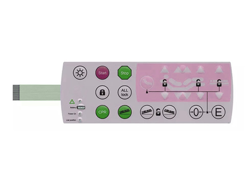 Embossing Tactile Membrane Switch Keyboard