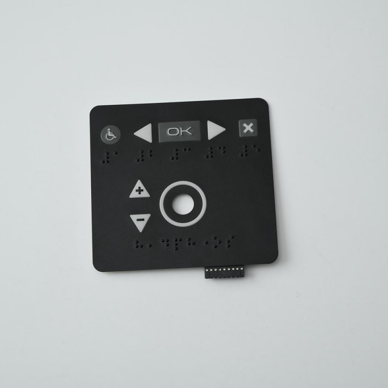 Blind Membrane Switch Button Panel Customization